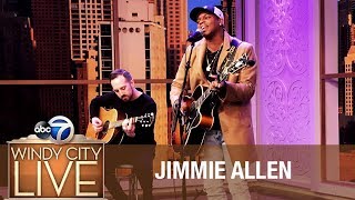 Rising Country Star Jimmie Allen  quotMake Me Want Toquot [upl. by Yorle]