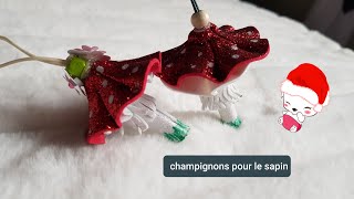 Mon petit champignons tout mimi  pour le sapin [upl. by Aicen]