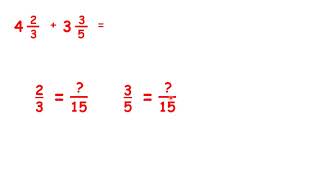 Add mixed numbers with fractions which total more than 1 [upl. by Berke]