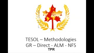 Lecture 5 TESOL Methodologies [upl. by Yruama89]