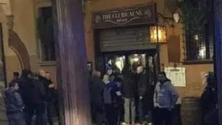 Gli Ultras del Bologna attaccano quelli del Lille  27112024 [upl. by Eriam]