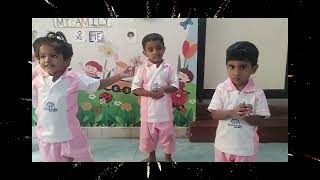 Warm up dance  Theme day celebrations  Modern kids  Pallavaram First Play School in Pallavaram [upl. by Sturrock]