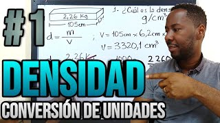 Conversión de unidades de densidad 1 [upl. by Obnukotalo]