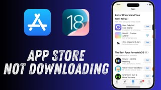 Fix App Store Not Downloading Apps on iPhone XXS111213141516  Quick Solution [upl. by Schreibman759]