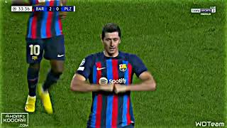 Robert Lewandowski Goal Celebration Barcelona VS Viktoria 4k Free Clips For Edit [upl. by Pan672]