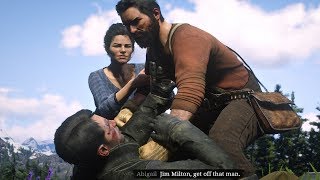 Red Dead Redemption 2  John Marston Beats Up Trevor GTA 5 Trevor [upl. by Lail220]