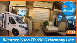 New SemiIntegrated  Buerstner Lyseo TD 690 G Harmony Line  Motorhome Tour 2023  Caravan Salon [upl. by Elehcin]