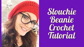 How to Crochet a Slouchy Beanie Easy and Fast [upl. by Ellehcam531]