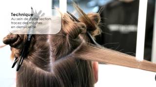 Balayage – Tutoriel coloration La Biosthétique – How to balayage FR [upl. by Otnas689]