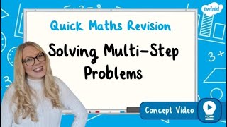 How Do You Solve MultiStep Problems  KS2 Maths Concept for Kids [upl. by Anthia]