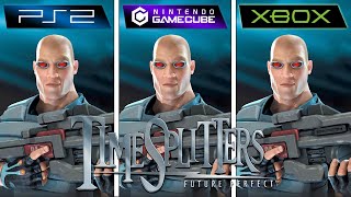 TimeSplitters Future Perfect 2005 PS2 vs GameCube vs XBOX FPS  Graphics [upl. by Yznil]