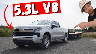 Chevy 1500 53L V8 vs 27L TurboMax Engine Heavy Mechanic Review  Towing BATTLE [upl. by Gearhart751]