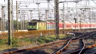 IRFCA Powerful Locomotive WAP7 amp Fastest Rajdhani of Indian Railways [upl. by Yila]