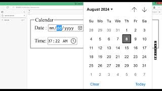 How To Make Event Calendar using HTML html calander shorts htmltutorial [upl. by Allehcim]