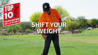 Shift Your Weight  The 4 Misunderstood Skill In Golf  Malaska Golf [upl. by Hirz]