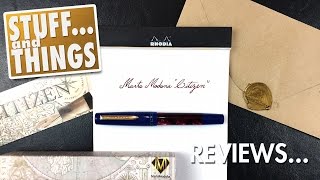 Review MarteModena Citizen of Madrid Fountain Pen [upl. by Bianka624]