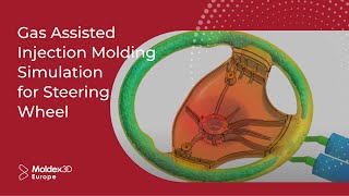 Moldex3D GasAssisted Injection Molding Simulation [upl. by Ecahc]