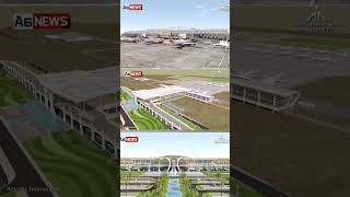 Vijayawada Airport New Integreated Terminal Building Design  A6news Infra [upl. by Ashlan144]