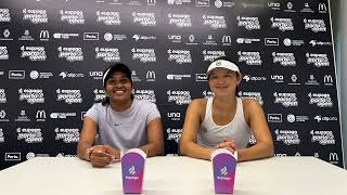 Arianne Hartono e Prarthana Thombare  campeãs Eupago Porto Open ITF W75 [upl. by Caesaria726]