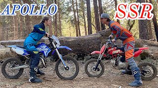 SSR vs APOLLO which pit bike is better  Best budget pit bike [upl. by Ursula]