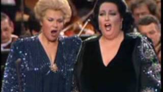 Montserrat Caballé amp Marilyn Horne  Serbami ognor Semiramide  Rossini [upl. by Honan]