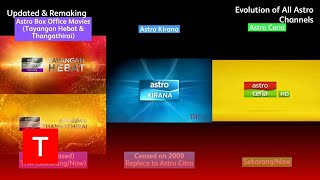 Evolution of All Astro Channels  Updated amp Remaking  Old amp New Challenge [upl. by Ennovehc]