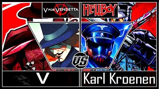 V V For Vendetta Vs Karl Kroenen Hellboy [upl. by Aivax206]