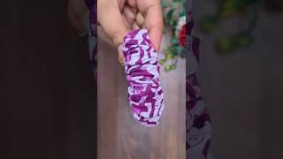 Easy Scrunchie Hair clip for beginnersDiy Scrunchie BarrettesShorts [upl. by Adnovay735]