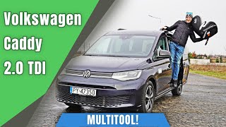 Volkswagen Caddy 20 TDI 122 KM DSG Dark Label 2024 Multitool [upl. by Einaeg]