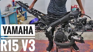 Rebuild Timelapse  Yamaha R15 V3 [upl. by Muhammad]