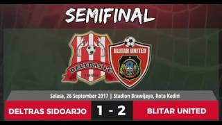 Hasil Babak Semi Final Liga 3 Zona Jatim 26 September 2017 [upl. by Aderfla]