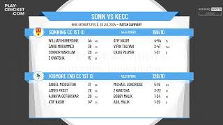 Sonning CC 1st XI v Kidmore End CC 1st XI [upl. by Eittol]