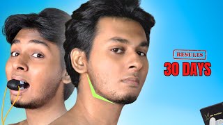 I Used Jaw Trainer for 30 Days Here is the Result  মুখের জলাইনকে আকর্ষণীয় করুন [upl. by Yllim]