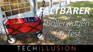 🛠FALTBARER Bollerwagen im Test  Meister Bollerwagen  Review amp Test [upl. by Gothart173]