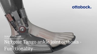 Nexgear Tango ankle joint orthosis  Functionality  Ottobock EN [upl. by Piegari]