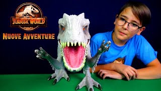 L INDOMINUS REX SUPER COLOSSALE di Jurassic World Nuove Avventure  Leo toys [upl. by Hollington]