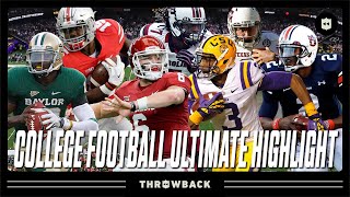 Top College Football Plays of the Decade 20102020 [upl. by Niuqram]