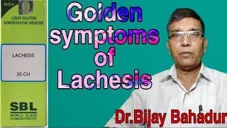 Lachesis 30  Homeopathic medicine Lachesis  use and symptoms [upl. by Eednac]