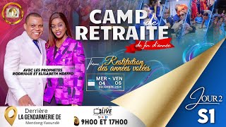 2eJ  1er SESSION  CAMP DE RETRAITE DE FIN DANNEE AVEC LE PROPHETE RODRIGUE NDEFFO  05122024 [upl. by Hyacinthie334]