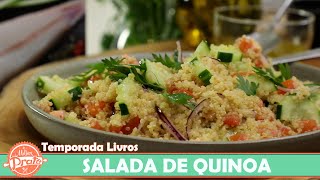 Salada de Quinoa  O Melhor Prato [upl. by Aicul]