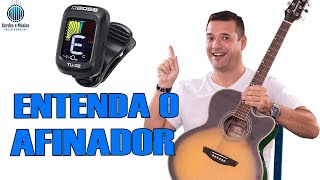 Entenda o que aparece no AFINADOR ELETRÔNICO  AFINANDO O VIOLÃO Aula 2 [upl. by Klimesh140]