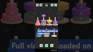 Tower of Hanoi sort level 616 [upl. by Marcelia849]