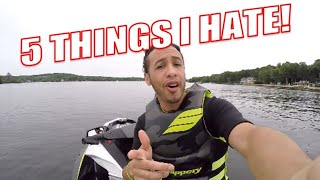 Sea Doo GTI  Top 5 Things I HATE [upl. by Noiwtna]