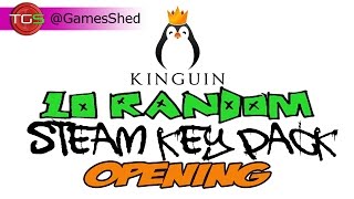 Kinguinnet 10 Random STEAM CDKEY Opening [upl. by Avlis]