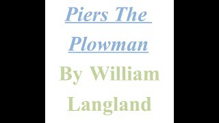 Summary of Piers the plowman by William Langland Explained in Hindi [upl. by Newcomer]