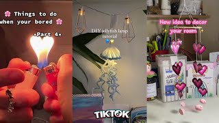 Aesthetic DIY Room decor ideas for Beginners Tiktok compilation ✨ [upl. by Marcellina]