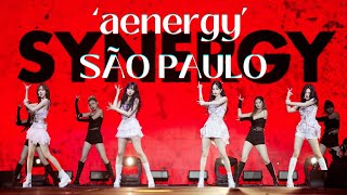 ‘aenergy’ aespa SYNK HYPER LINE TOUR BRAZIL  nini [upl. by Warrick565]