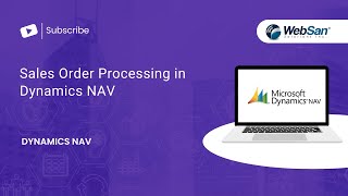 Sales Order Processing in Dynamics NAV [upl. by Korns]