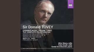 Prelude in C Minor BWV 999 Arr DF Tovey for Cello amp Piano [upl. by Radke]