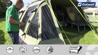 Outwell Wolf Lake 7 Tent 2013  CampingWorldcouk [upl. by Issie400]